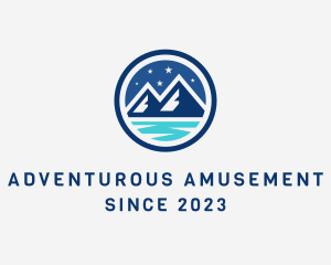 Night Mountain Adventure logo design