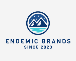 Night Mountain Adventure logo design