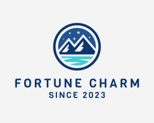 Night Mountain Adventure logo design