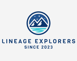 Night Mountain Adventure logo design