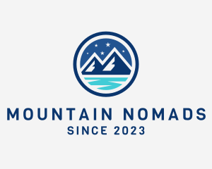 Night Mountain Adventure logo design