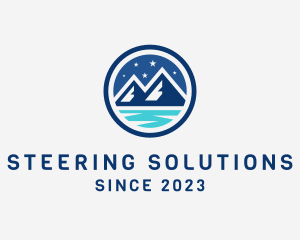 Night Mountain Adventure logo design