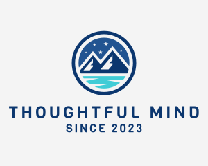 Night Mountain Adventure logo design