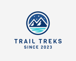 Night Mountain Adventure logo design