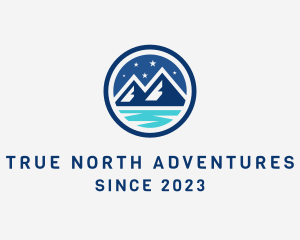 Night Mountain Adventure logo design