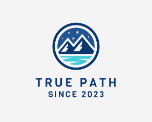 Night Mountain Adventure logo design