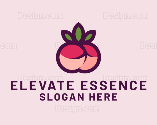 Cherry Butt Fruit Logo