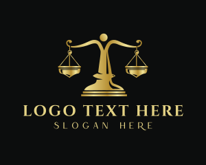 Golden Law Firm Justice logo