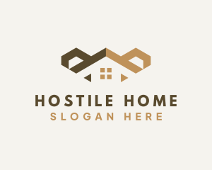 Home Village Roofing logo design