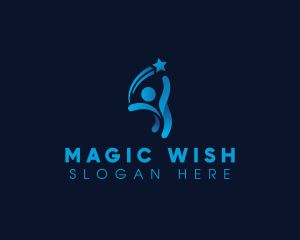 Star Human Wish logo design