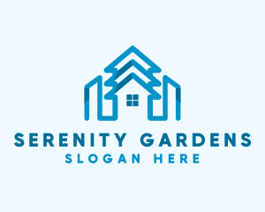 Apartment Housing Realty logo design