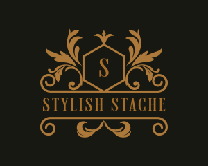 Stylish Flower Salon logo design