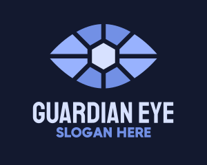 Blue Eye Focus  logo design