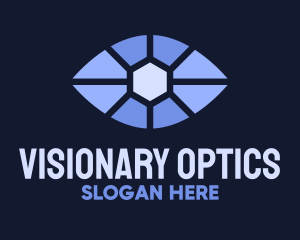 Blue Eye Focus  logo design