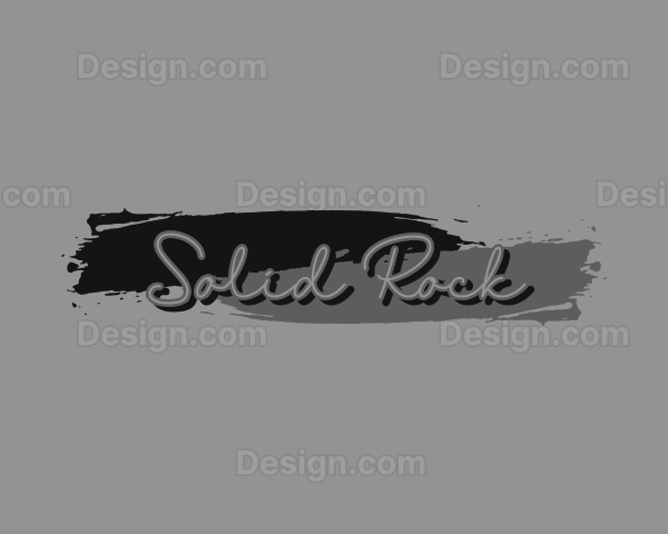 Paint Brush Graffiti Logo