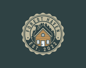 Cabin House Forest logo design