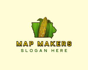 Iowa Corn Farm logo design