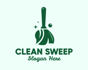 Natural Green Broom  logo design