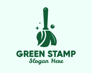 Natural Green Broom  logo design