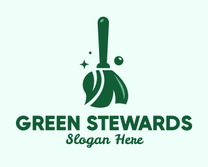 Natural Green Broom  logo design