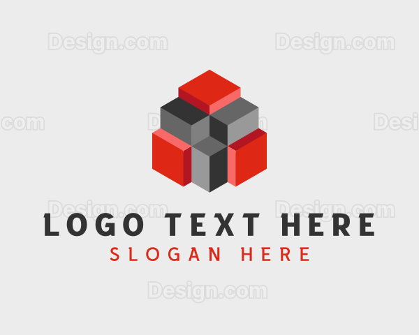 3d Technology Cube Logo