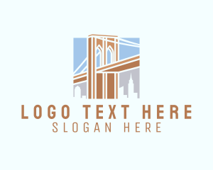 Brooklyn Bridge Landmark logo