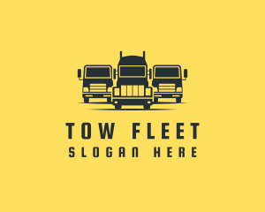 Fleet Freight Truck logo design