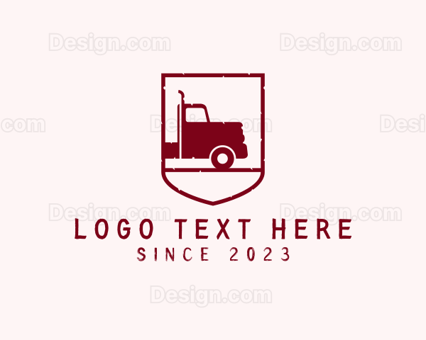 Farm Trucking Transport Logo