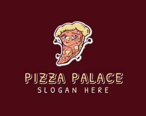 Yummy Pizza Snack logo design