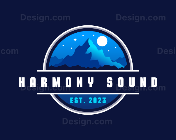 Mountain Night Outdoor Logo