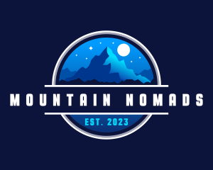 Mountain Night Outdoor logo design