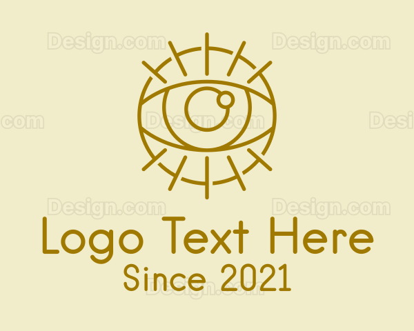 Psychic Gold Eye Logo