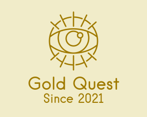 Psychic Gold Eye  logo design