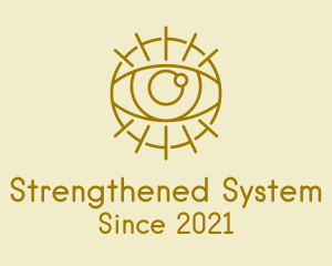 Psychic Gold Eye  logo design