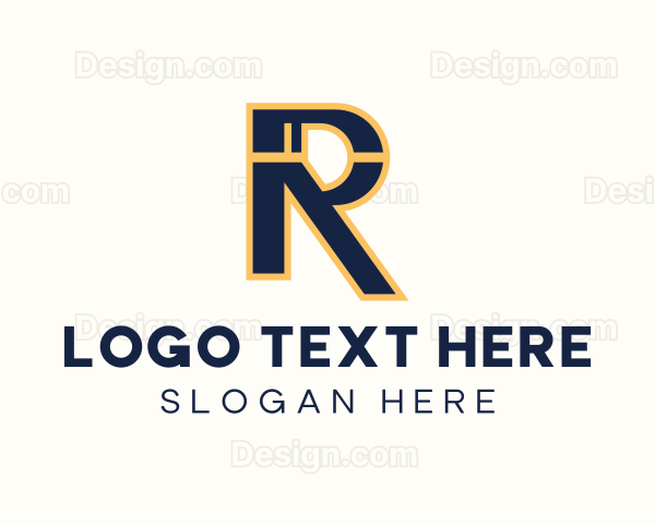 Startup Business Letter R Logo