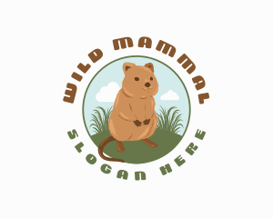 Quokka Wildlife Zoo logo design