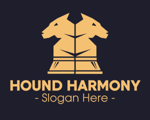 Yellow Hound Dog logo