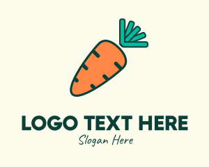 Orange Organic Carrot logo