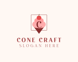 Ice Cream Dessert logo design