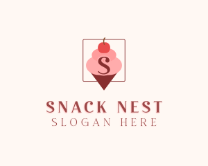 Ice Cream Dessert logo design