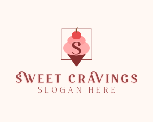 Ice Cream Dessert logo design