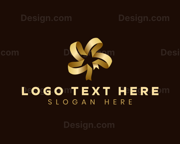 Premium Ribbon Star Logo