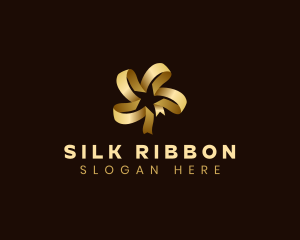 Premium Ribbon Star logo design