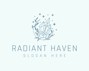 Radiant Gem Flower logo