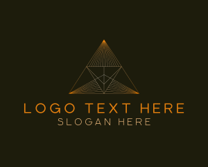 Architect - Creative Architect Pyramid logo design