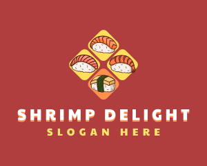Sushi Nigiri Food logo