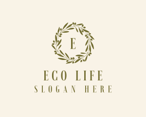 Olive Wreath Organic Gourmet logo design