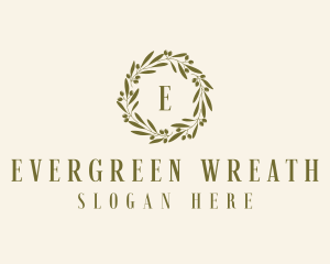 Olive Wreath Organic Gourmet logo design