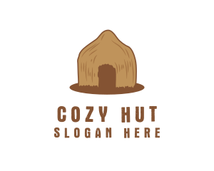 Tribal Primitive Hut logo design