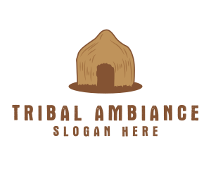 Tribal Primitive Hut logo design